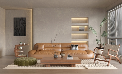 The Silent Living Room 3d model