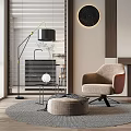 Modern Single Sofa Single Sofa Chair 3d model
