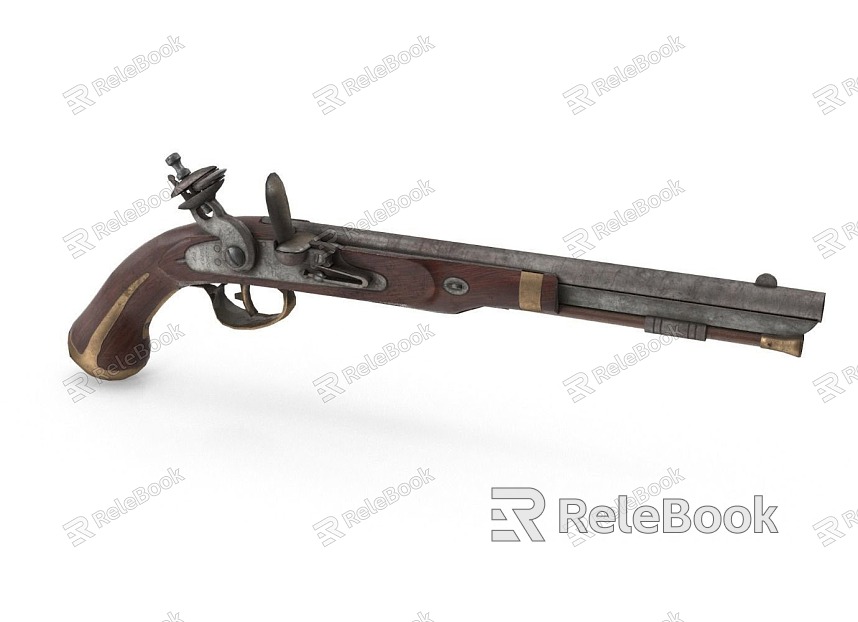 Retro musket weapon gun gun gun gun blunderbuss musket equipment retro model