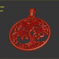 Pendant pendant jewelry jewelry realistic model cartoon model PBR PBR model 3d model