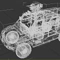 SWAT Armored Tactical Vehicle With Heavy Armor And Weapon Mount Design