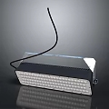 Modern Furniture LED Strip Light With Black Frame And Transparent Cover Design