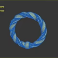 Elegant Gold Braided Ring Fashion Accessory With Intricate Texture And Design Details