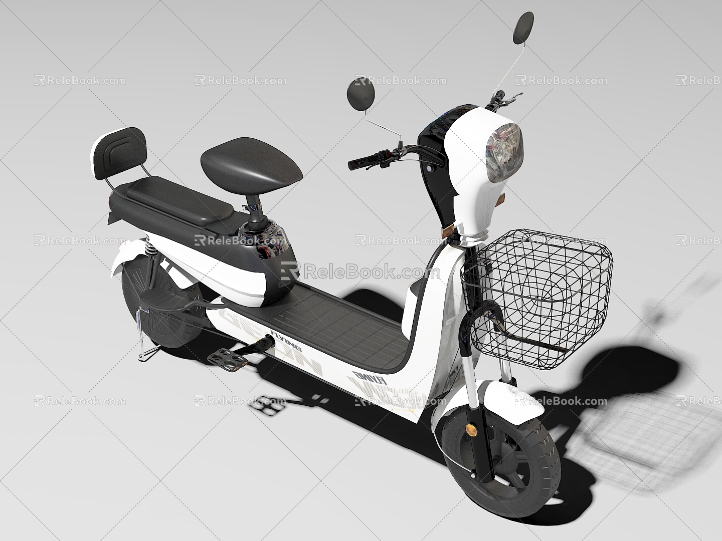 Modern Motorcycle Electric Motorcycle 3d model