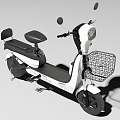 Modern Motorcycle Electric Motorcycle 3d model