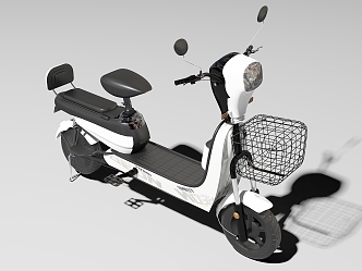 Modern Motorcycle Electric Motorcycle 3d model