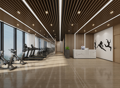 Modern Gym 3d model