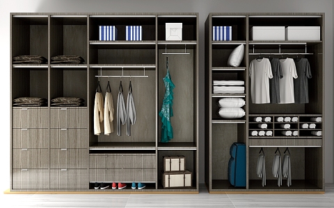 Modern wardrobe 3d model