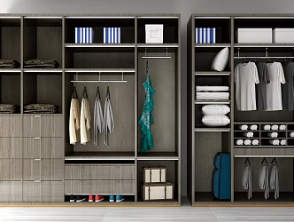 Modern wardrobe 3d model
