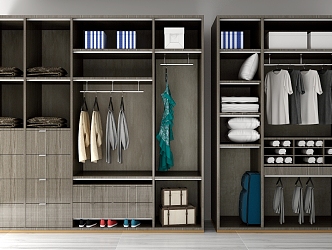 Modern wardrobe 3d model