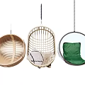 Stylish Hanging Leisure Chairs with Different Rattan Designs and Comfortable Styles