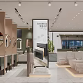 DOMO Bathroom Fixtures Mall Showroom With Toilet Displays And Modern Lighting