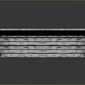 Rustic Wooden Outdoor Bench With Armrests And Natural Wood Grain For Garden Patio