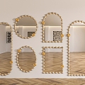 Full-body mirror bathroom mirror decorative mirror 3d model