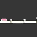 Detailed Palace Model With Multiple Towers Courtyard And Decorative Elements