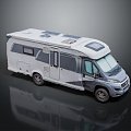 Modern RV Camper Car Camper Car 3d model