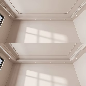 French ceiling 3d model