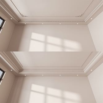 French ceiling 3d model