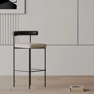 Modern Bar Chair 3d model