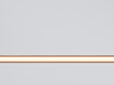 Modern Linear Chandelier With Minimalist Design And Warm Light For Interior Decoration 3d model