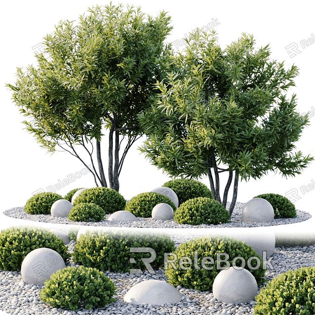 Modern Shrub Street Shrub model