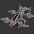 Modern Helicopter Gunship Helicopter Aircraft Gunship Combat Helicopter 3d model