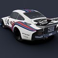 Porsche 935 sports car Super Racing Luxury Car Super sports car Low Face Number Low Model Simple Model Game Sub-era Film and Television Super Realism 3d model