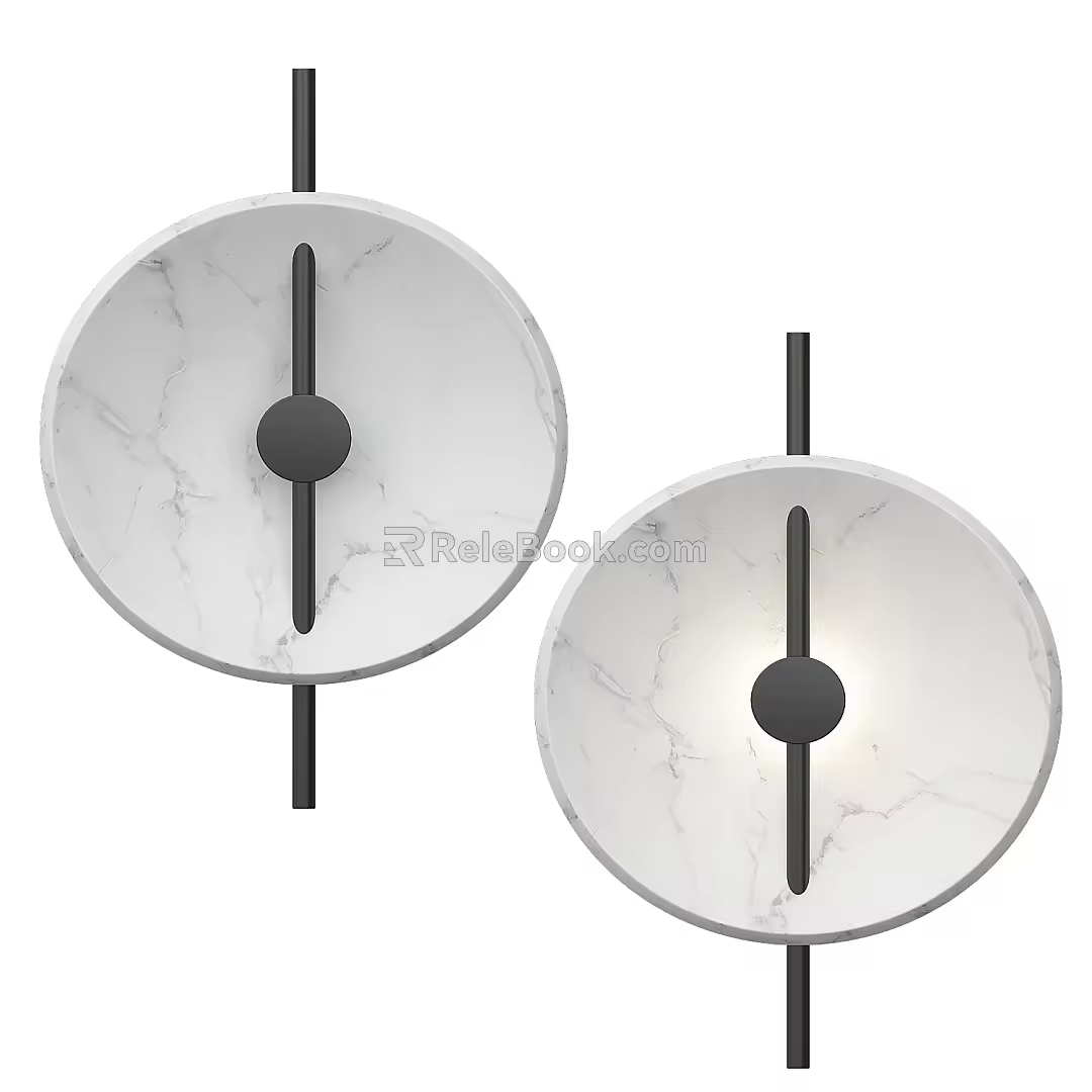 Modern wall lamp 3d model