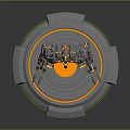 Modern Robot Mech Warrior Mech Soldier Machine Battlearm Mechanical Battlearm 3d model