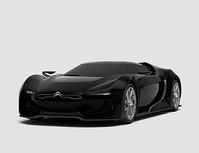 Modern sports car Citroen 3d model