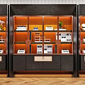 Modern Display Cabinet Glasses Store Display Cabinet 3d model
