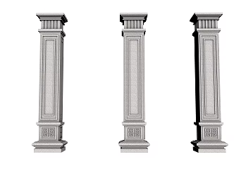 Roman Columns European-style Columns 3d model