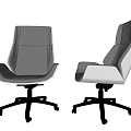 Modern Ergonomic Office Chair With Comfortable Leather Seat And Adjustable Design