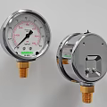 Pipe Pressure Gauges Featuring Stainless Steel Casing Brass Fittings And Accurate Dial