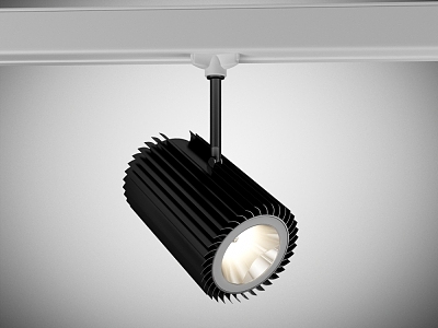 Nordic Black Spotlights 3d model