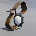 1950 illuminated watch 3d model