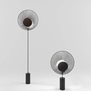 Modern lighting combination floor lamp table lamp 3d model