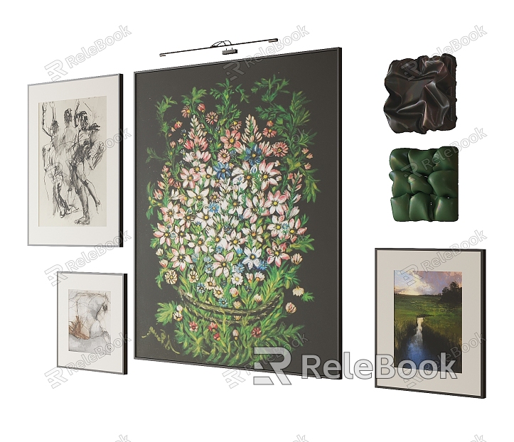 Hanging picture combination decorative painting model