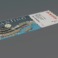Nanjing Themed Travel Souvenir Ticket Featuring Traditional Architecture And Landscape