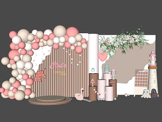 Modern Beauty Chen Wedding 3d model