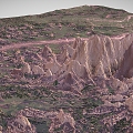 mountain plain canyon valley mountain slope mountain terrain cliff mountain peak 3d model