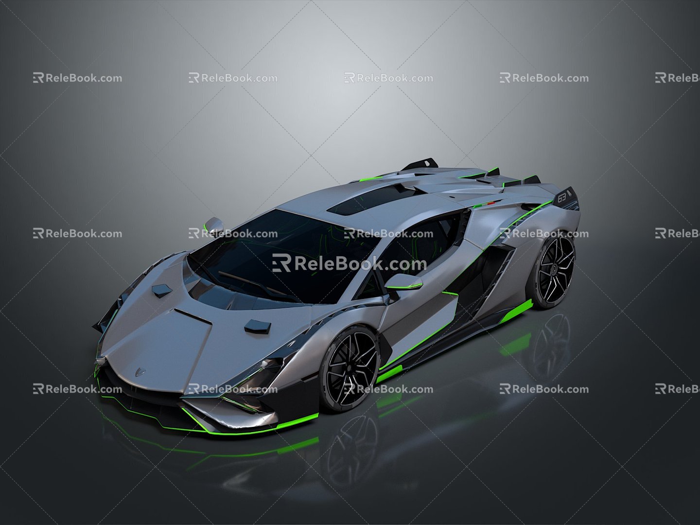 sports car Hyundai sports car sports car High-end sports car Game sports car Super Run Super sports car Super Racing 3d model