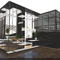 Sengebai'er Wood Industry Modern Architecture With Glass Facade And Showroom Design