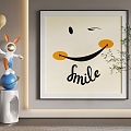 Cartoon Hanging Paintings Cartoon Hanging Paintings Children Hanging Paintings 3d model