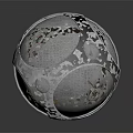 Modern Sci-Fi Equipment Sci-Fi Items Sci-Fi Ball Sci-Fi Components High-Tech Components 3d model