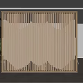 New Chinese background wall background wall partition 3d model