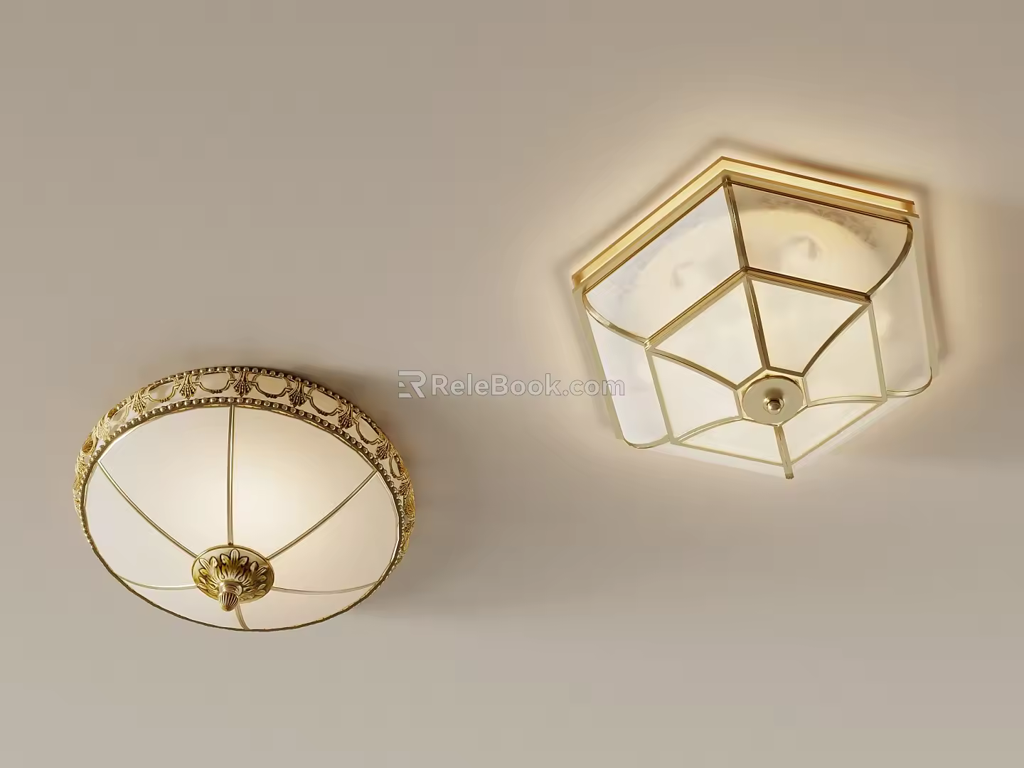French ceiling lamp 3d model