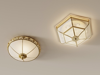 French ceiling lamp 3d model