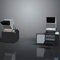 Commercial Industrial Shredding Equipment Two Units With Feed Hopper And Control Panel