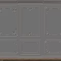 Gypsum Molding Interior Wall Decor with Intricate Carvings and Frame Design